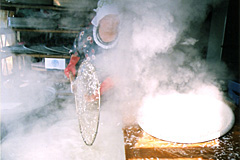 しらす茹で上げ風景A